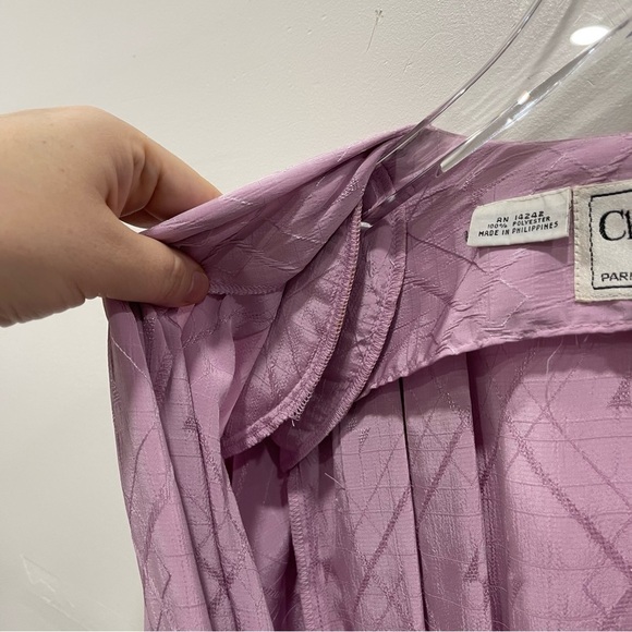 Christian Dior Loungewear Full Length Vintage Robe Sash-Tie Size P - Picture 12 of 12